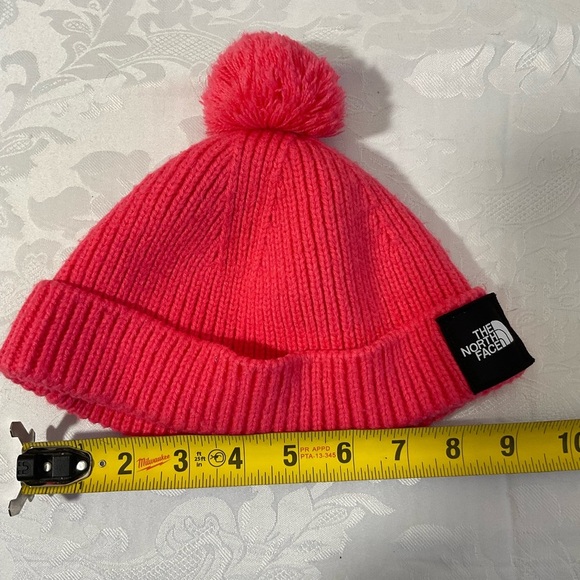 The North Face Littles Toddler Box Logo Pom Beanie Hat - Picture 4 of 6